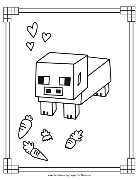 Winnie the Pooh. . Cute minecraft coloring pages